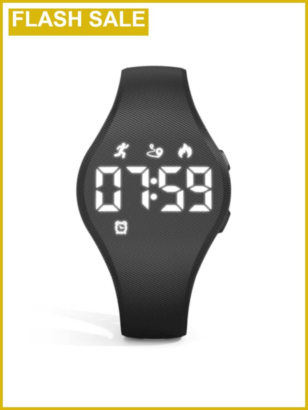 Kids Fitness Tracker Watch No App Silicone IP67 Waterproof Step Counter Ages